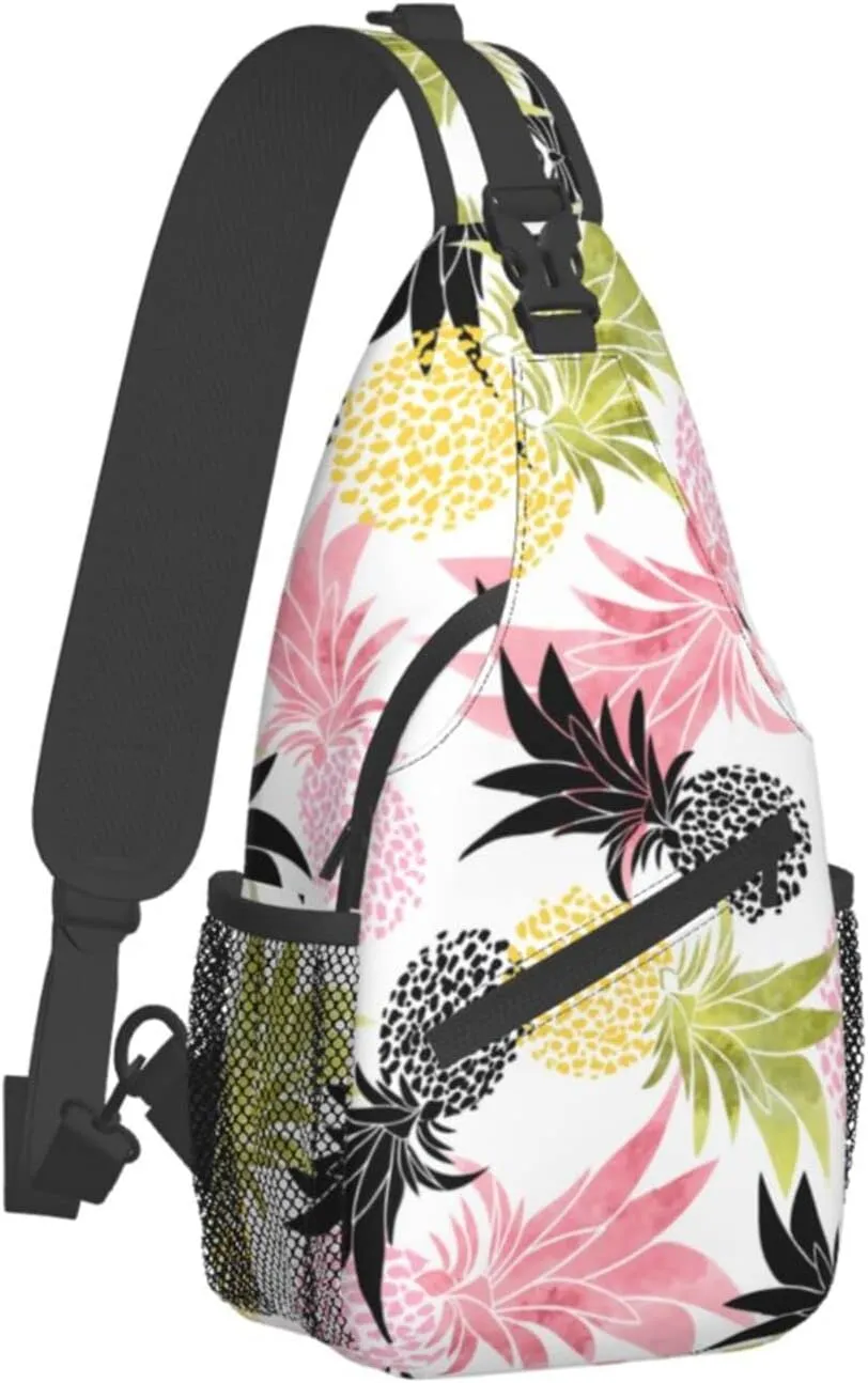 Stylish Chest Sling Bag Crossbody Shoulder Backpack Adjustable Lightweight Travel Hiking Casual Daypack Unisex