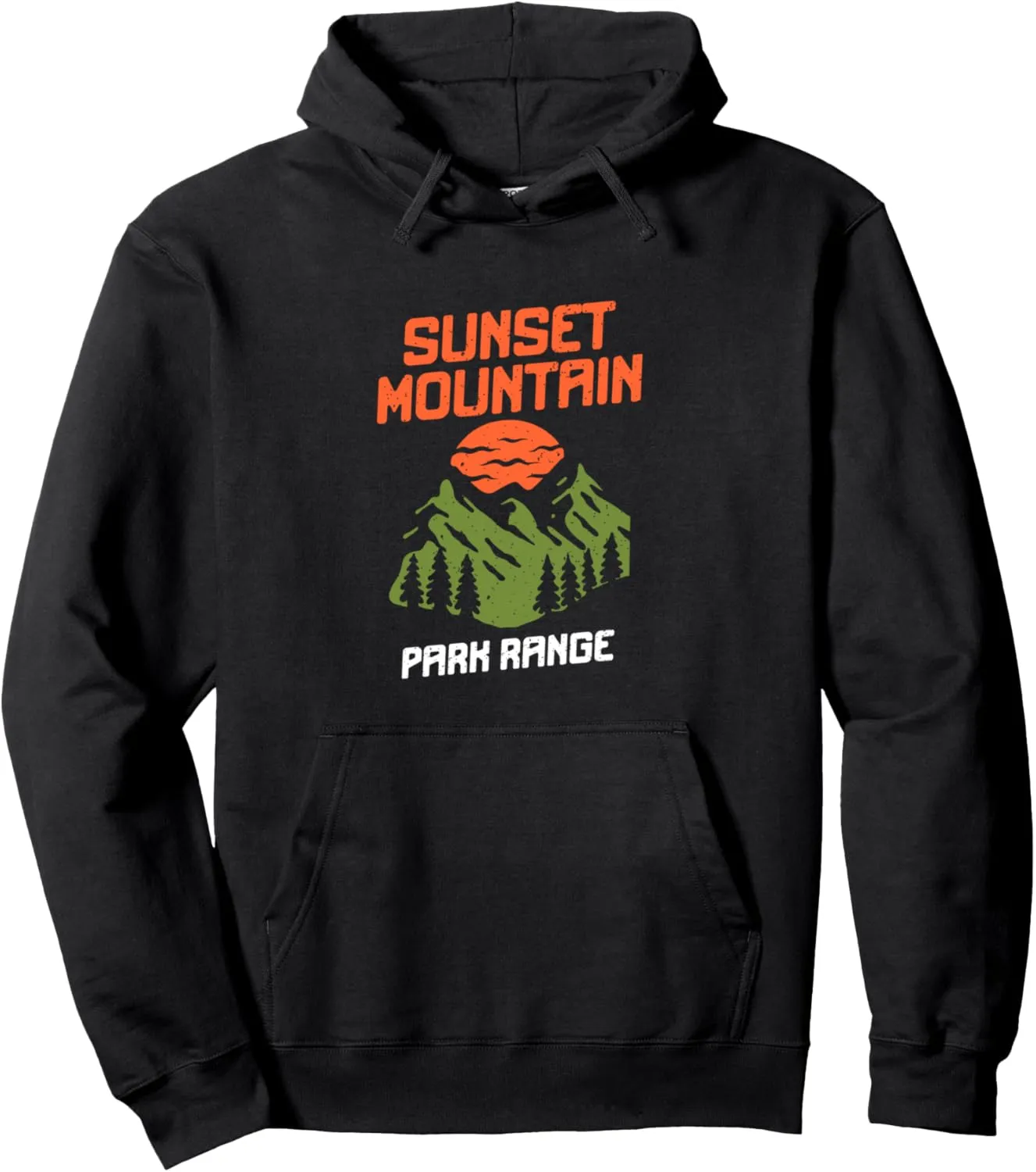 Sunset Mountain Range Hiking US Mountains Hiker Wyoming Pullover Hoodie