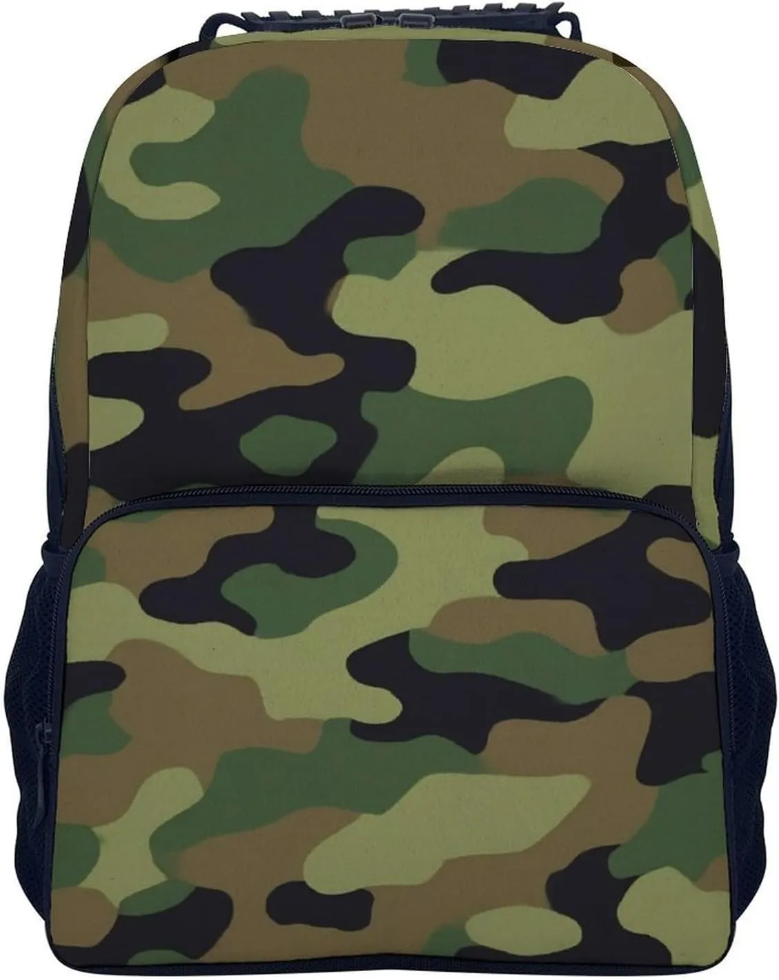 Supdreamc Cool Camo Military Camouflage Rucksacks Lightweight Multipurpose Anti-Theft Shoulder Bag Large Capacity Business Computer Bag With Smooth Zippers