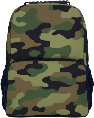 Supdreamc Cool Camo Military Camouflage Rucksacks Lightweight Multipurpose Anti-Theft Shoulder Bag Large Capacity Business Computer Bag With Smooth Zippers