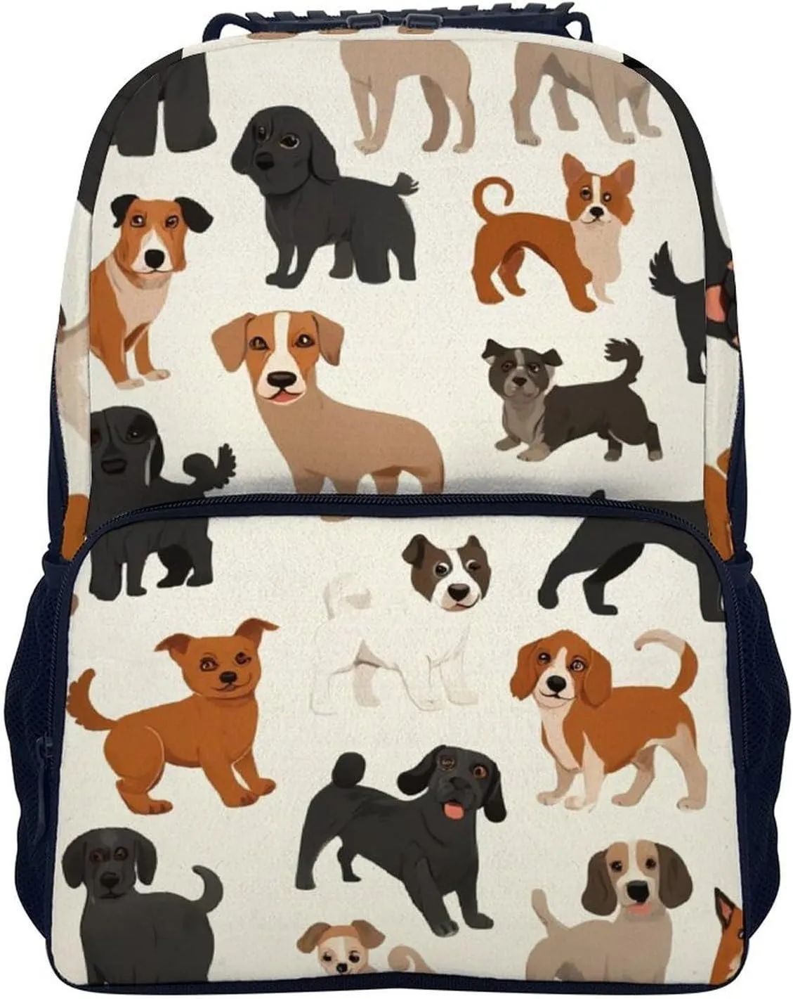 Supdreamc Lightweight Daypack for Camping Business Walking Cycling - Large Capacity Anti-Theft Multipurpose Bookbag, Affenpinscher Airedale Terrier Australian Cattle Dog Gym Outdoor Hiking Backpack