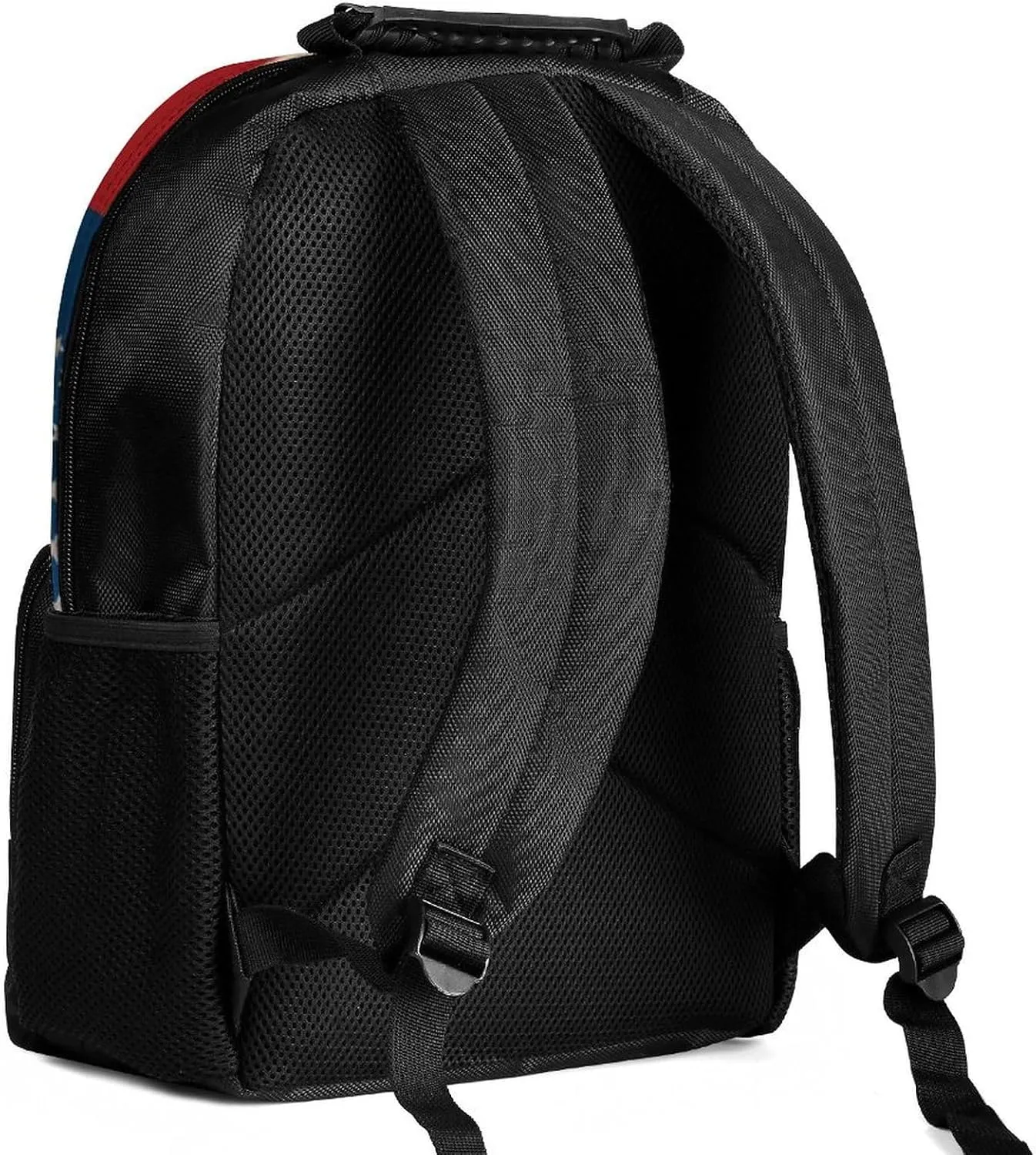 Supdreamc Men Women Lightweight Usa Flag Grunge Old American Flag Art Backpack Large Capacity Carry On Bag With Padded Straps for Sports Work Walking Cycling