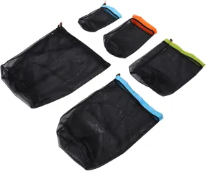 SUPVOX Lightweight Compact Outdoor Storage Bag Set Fleece Liner Mesh Sack for Hiking Camping and Travel
