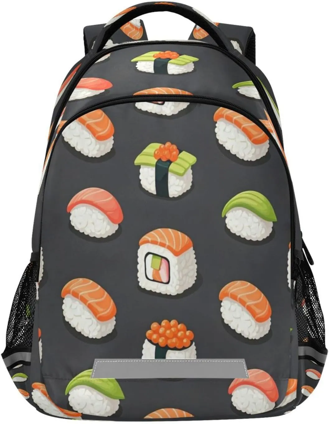 Sushi Design Waterproof Backpack - Casual Outdoor Sports Daypack with Ergonomic Shoulder Straps#16