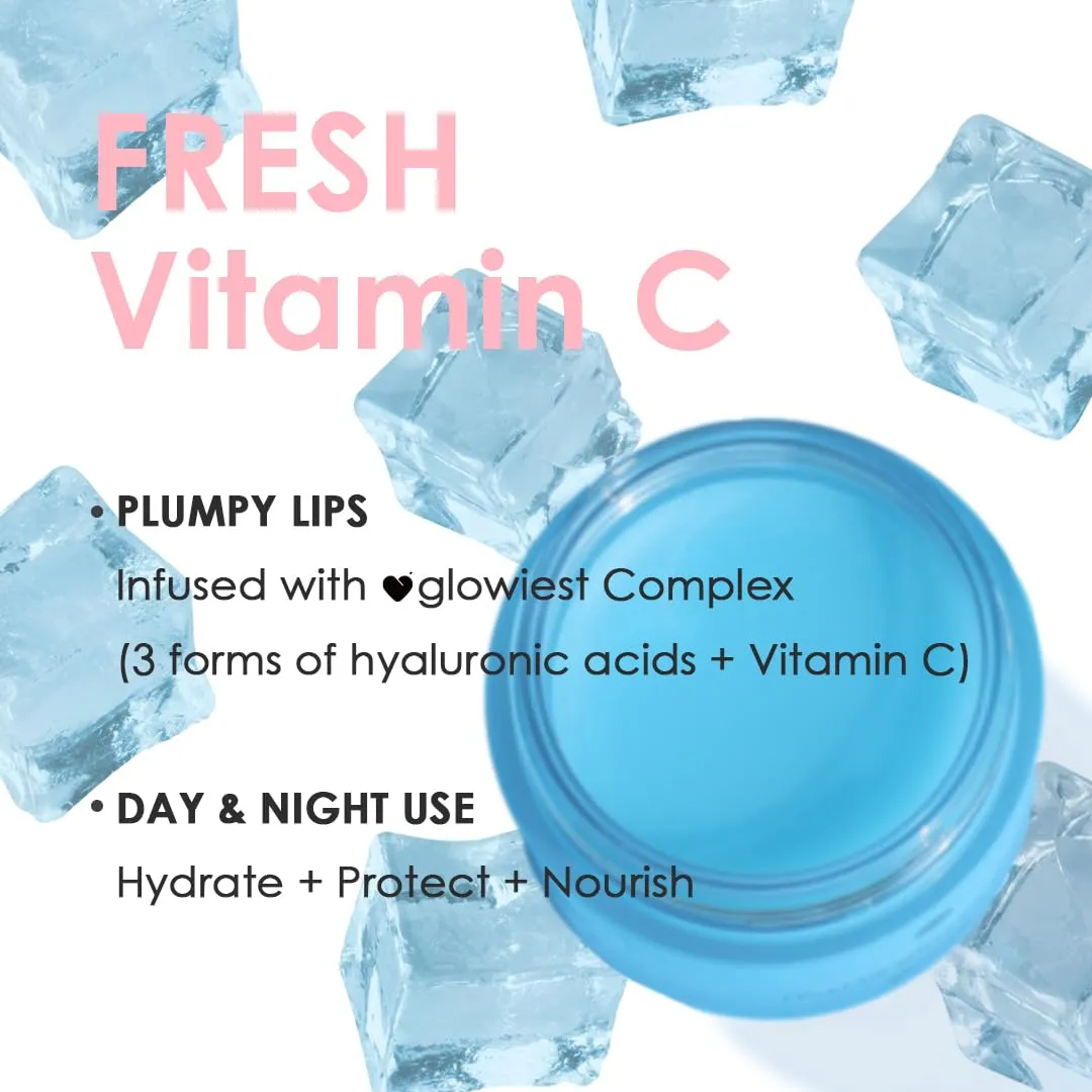 Sweet Dreams Overnight Lip Mask- Nourishing, Plumping and Hydrating Lip Balm | glowiest Sweet Dreams Lip Sleeping Mask | Hyaluronic Acids Vitamin C Shea Butter Antioxidants l Italian Soda