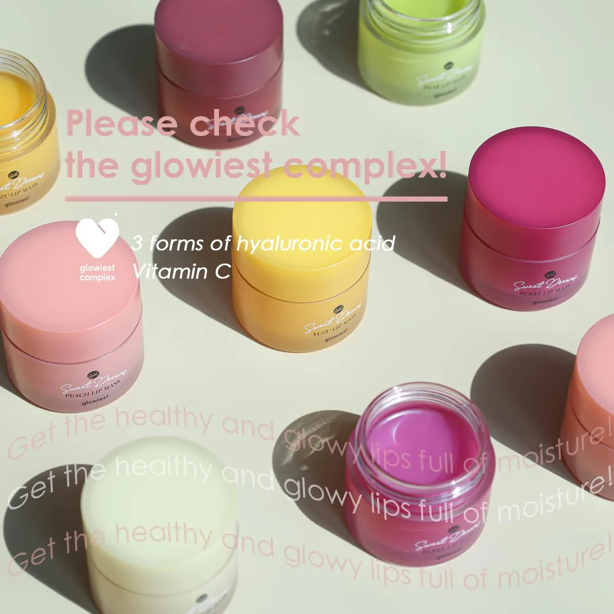 Sweet Dreams Overnight Lip Mask- Nourishing, Plumping and Hydrating Lip Balm | glowiest Sweet Dreams Lip Sleeping Mask | Hyaluronic Acids Vitamin C Shea Butter Antioxidants l Italian Soda