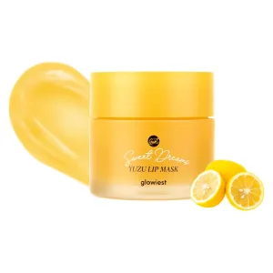 Sweet Dreams Overnight Lip Mask- Nourishing, Plumping and Hydrating Lip Balm | glowiest Sweet Dreams Lip Sleeping Mask | Hyaluronic Acids Vitamin C Shea Butter Antioxidants l Yuzu - 0.7 oz.