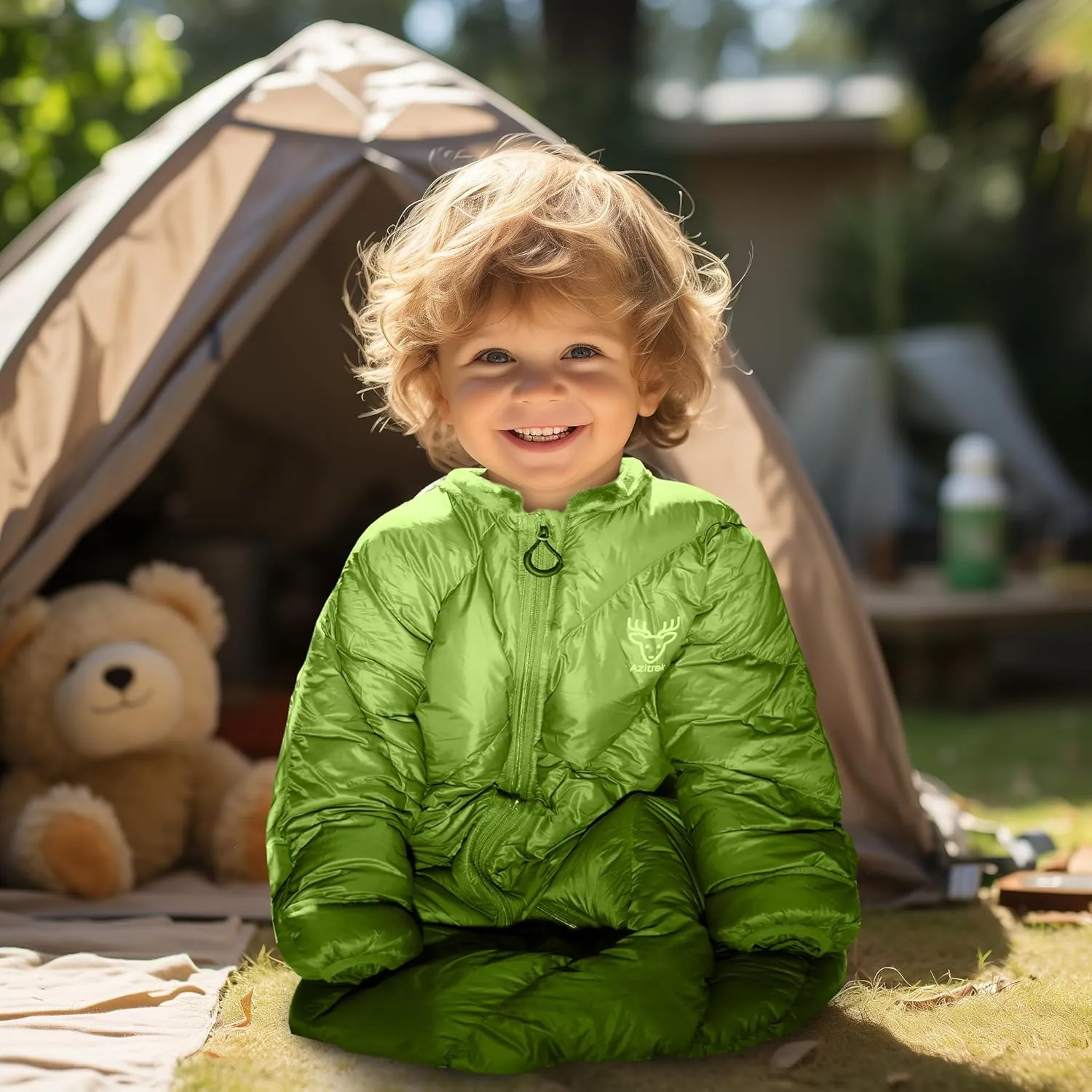 T40 Toddler Sleeping Bags Boys Girls | Ages 2-4 | Puffy Kids Sleeping Bag Camping Sleepovers |up to 46 in| Lightweight Compact Comfort for Indoor Outdoor Machine Washable