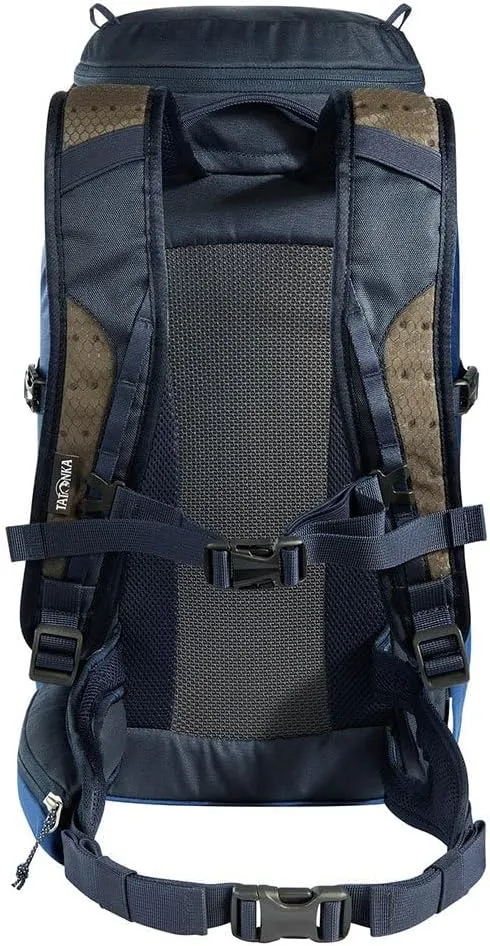 Tatonka Lightweight Hiking Backpack with 27 Litre Volume and Ventilated Back net, Navy/Dark Blue, 27 Liter
