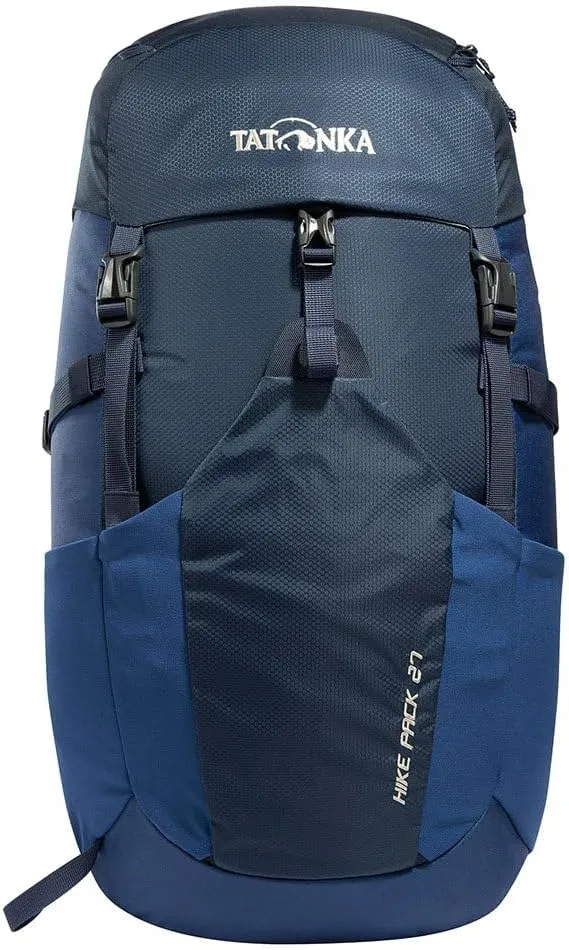 Tatonka Lightweight Hiking Backpack with 27 Litre Volume and Ventilated Back net, Navy/Dark Blue, 27 Liter