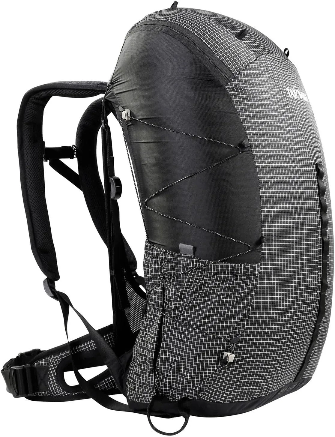 Tatonka Lightweight Hiking Backpack with Ventilated Carrying System and RECCO Emergency Reflector, Black, 30 liters