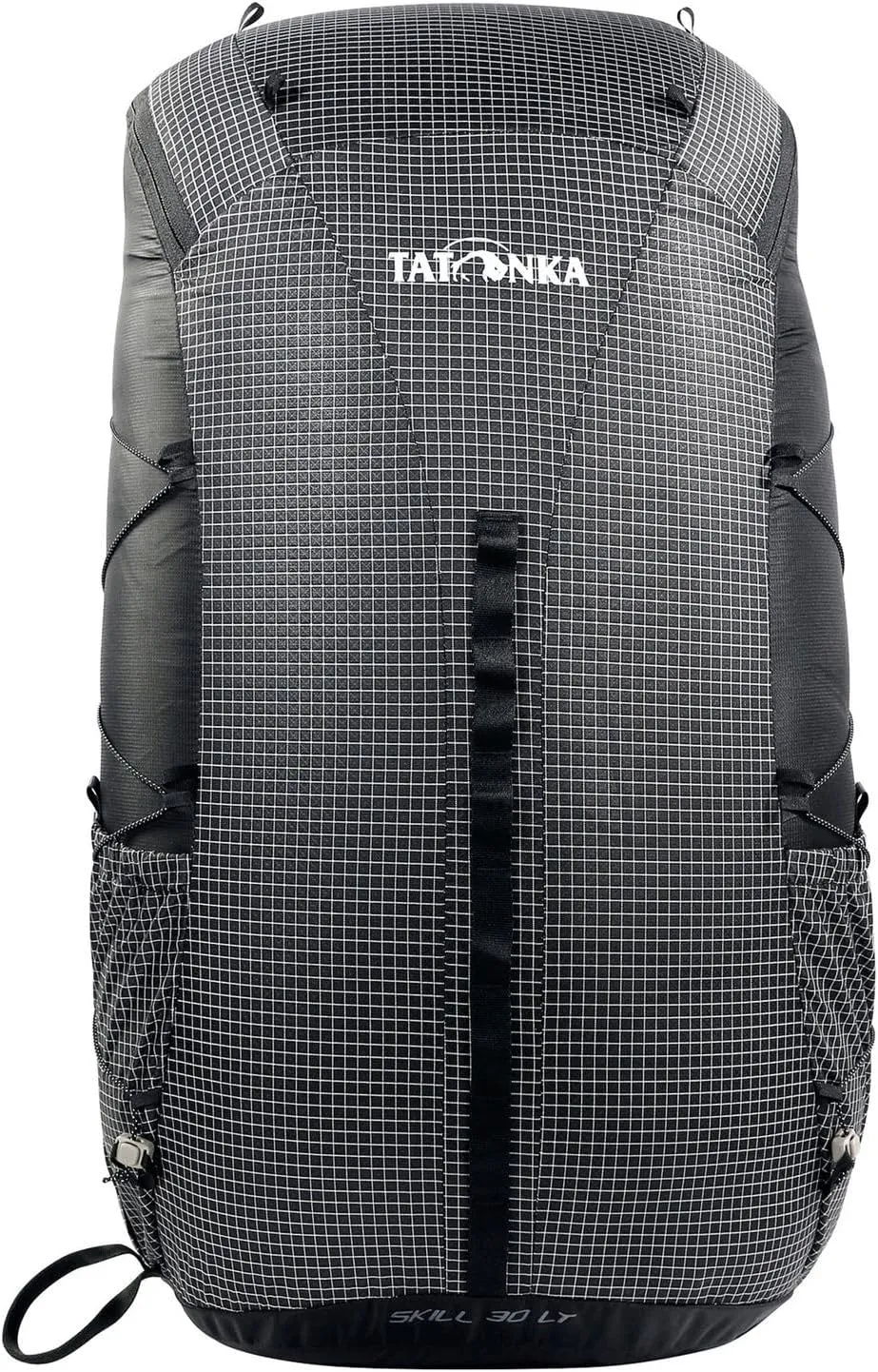 Tatonka Lightweight Hiking Backpack with Ventilated Carrying System and RECCO Emergency Reflector, Black, 30 liters