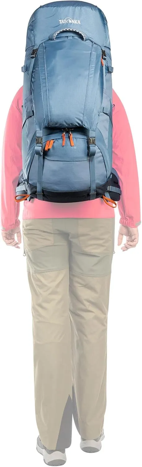 Tatonka Women Trekking Backpack with Front Opening, Elemental Blue, 50   10 Liter