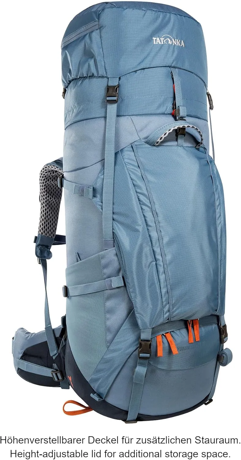 Tatonka Women Trekking Backpack with Front Opening, Elemental Blue, 50   10 Liter