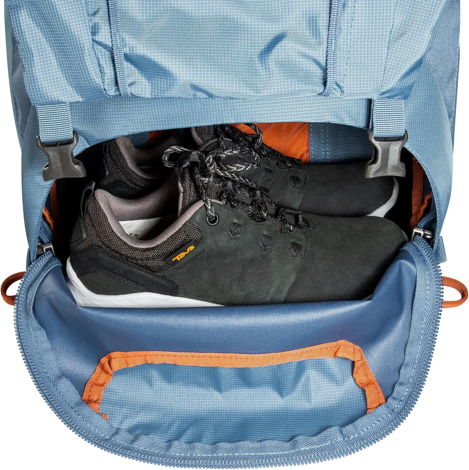 Tatonka Women Trekking Backpack with Front Opening, Elemental Blue, 50   10 Liter