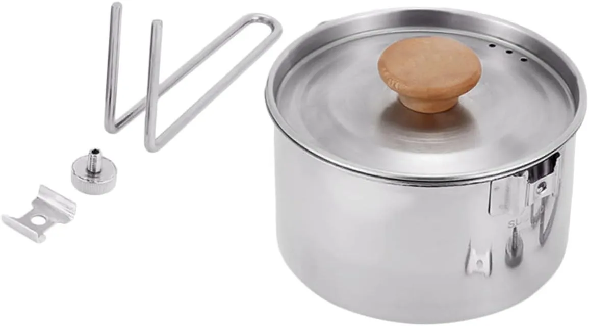 Teakettle for Camping: Folding Camping Pot Handle for Outdoor Cooking and Hiking