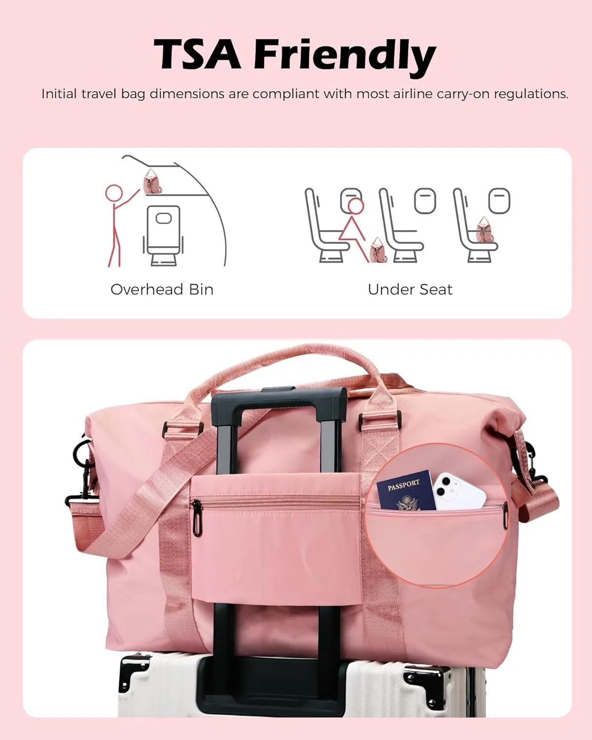Teen Girl Basket, Initial Travel Duffel Bag, Gym Bag, Duffel Bag,Personalized Weekender Bag，Friend Wedding Girlfriend Birthday Gifts for Women Gifts for Teen Girls (Letter Y)