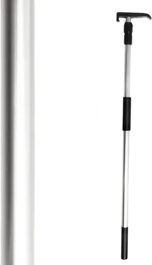 Telescoping Cargo Tool/Multi-Use Cargo Retriever/Extendable Reaching Aid/Reacher/Grabber (Classic Aluminum)