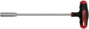 Teng Tools 10mm 6 Point Opening Durable Chrome Vanadium Steel T-Handle Nut Driver - MDNT410, Silver