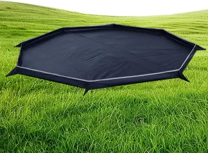 Tent Mattress for Camping | Octagonal Waterproof Camping Tarp - Waterproof Camping Tarp, Picnic Mat Portable Tarps, Waterproof Tent Floor Saver Mat for Hiking, Beach