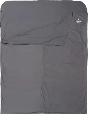 TETON Sports Sleeping Bag Liner; A Clean Sheet Set Anywhere You Go; Perfect for Travel, Camping, and Anytime You’re Away from Home Overnight; Machine Washable; Travel Sheet Set for Your Sleeping Bag