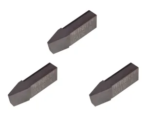 THINBIT 3 Pack LGAT10D2R 'L' Series, Uncoated Carbide, Acme Threading Insert for 10 TPI in Steel, cast Iron and Stainless Steel with Interrupted cuts.