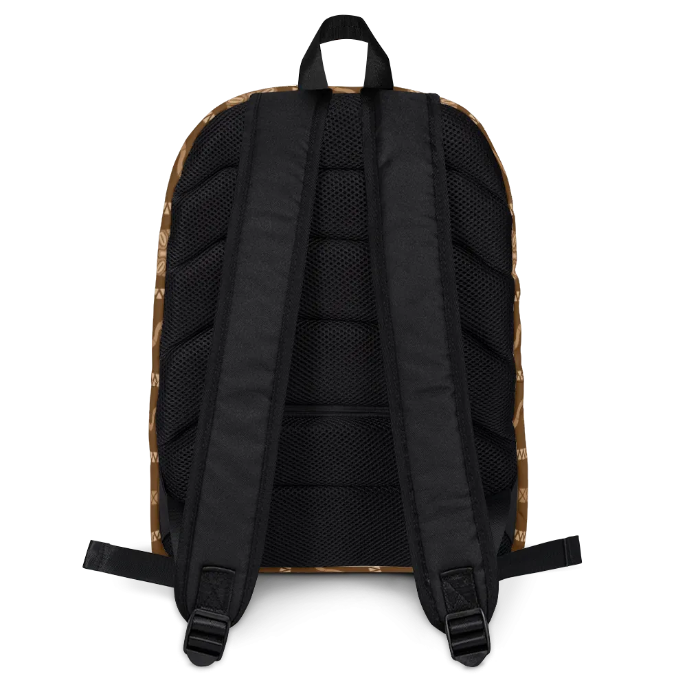 Tiki Pattern Backpack