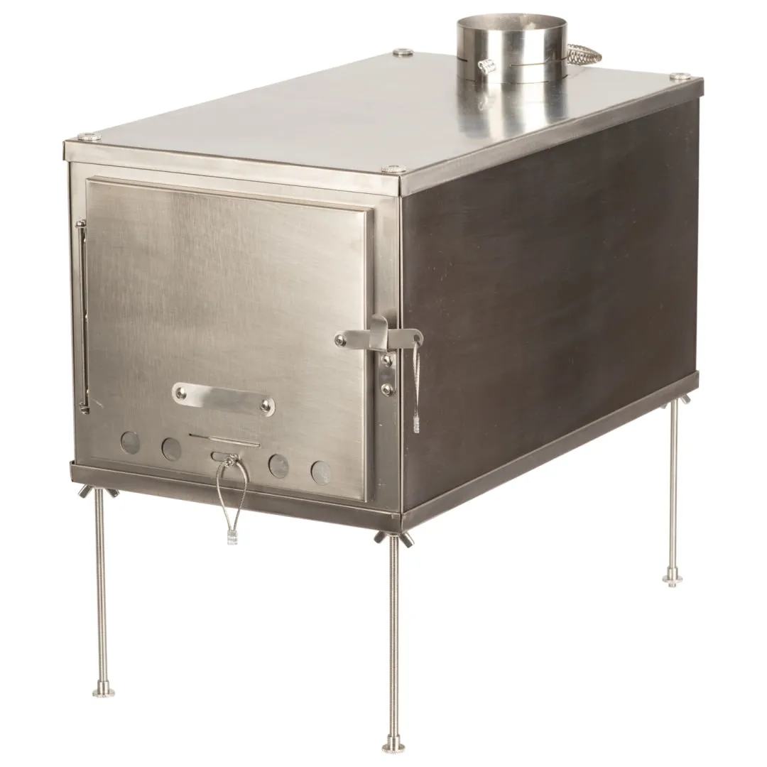 Titanium Wood Burning Tent Stove 10' Chimney