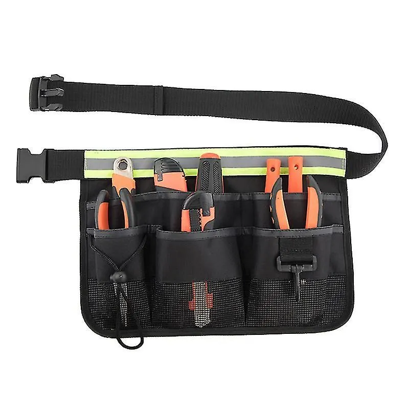 Tool Bag With Multi Pockets, Waterproof Tool Box, Belt Bag Adjustable Tool Belt