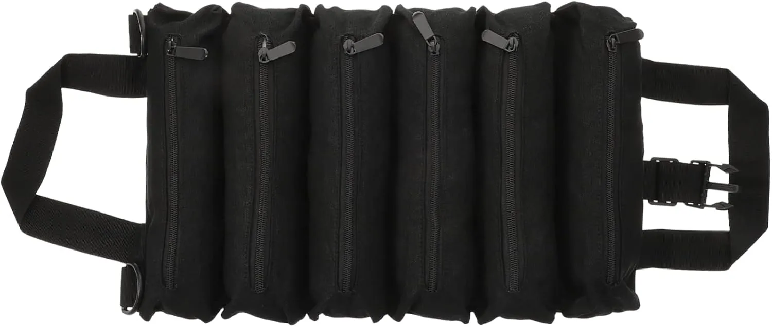 Tool Roll Canvas Zipper Pouch Organizer for Tools Heavy Duty Storage Bag for Gadgets Wrenches and More for Auto and Home Use Durable and Design