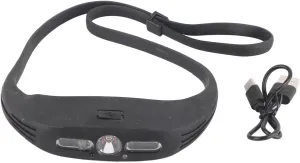 Topyond Ultralight Motion Sensor Headlamp - Rechargeable, Sensitive, Adjustable COB Headlight with Five Light Modes for Running and Outdoor Activities