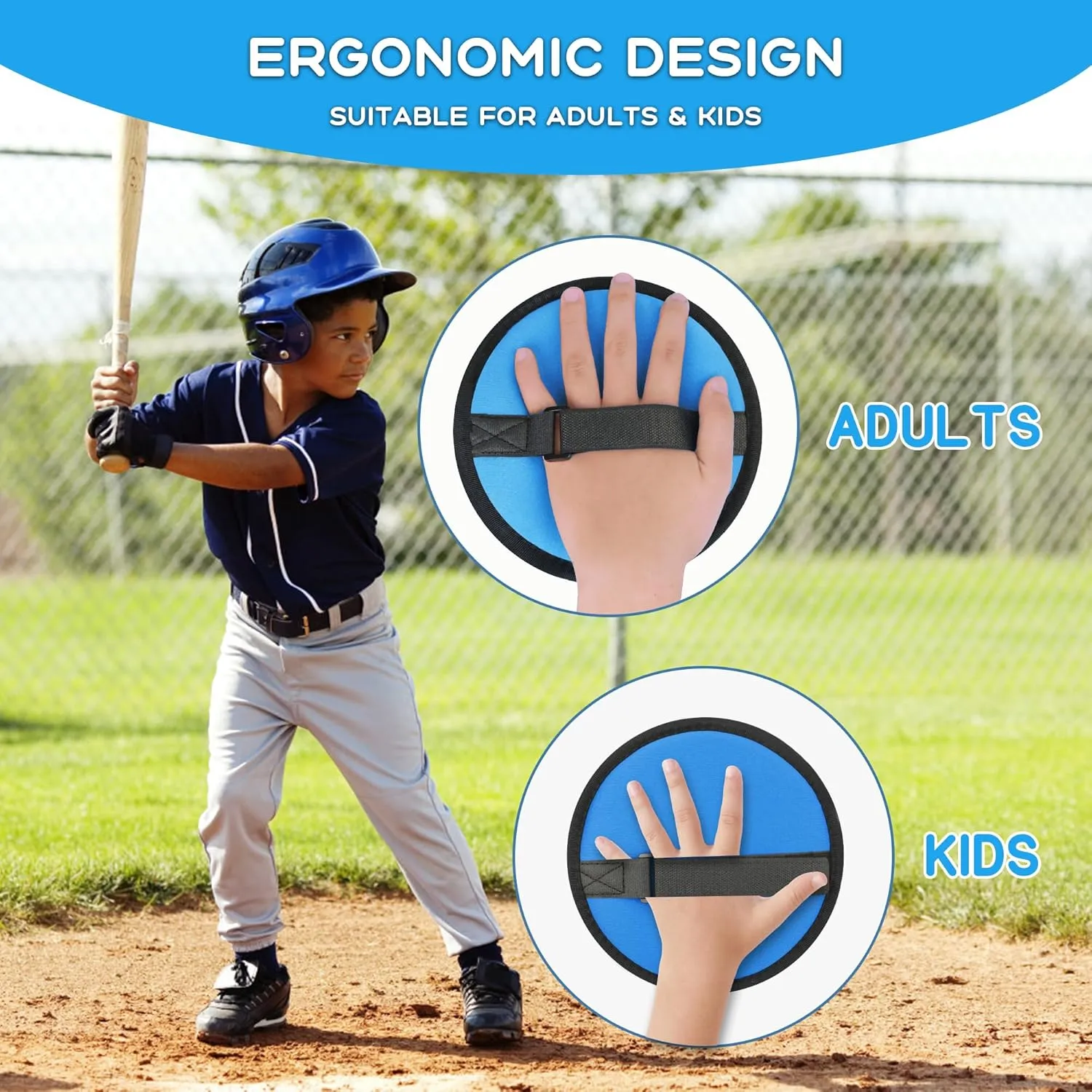 Toss and Catch Soft Sticky Ball Game Set for Kids 3-5, Toddler Baseball Glove Paddle Pads Catch Tennis Ball Sports Toys Indoor, Sticky Catcher Mitt with Softball Play Catching Beginner Set