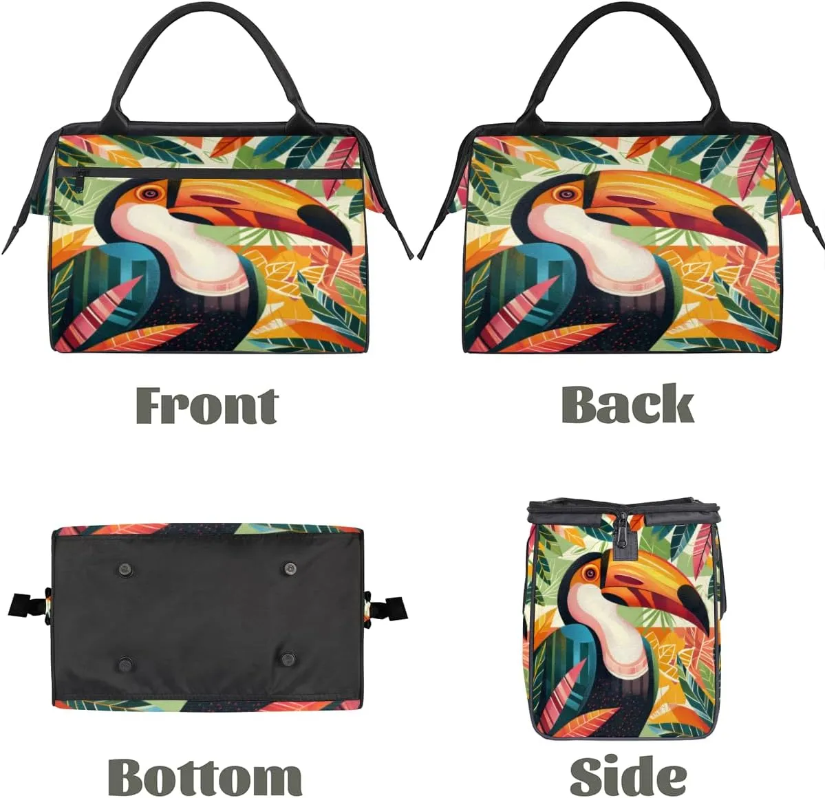 Tote Bag for Women, Lightweight Tote Bag with Zipper, Large Shoulder Bag Handbag for Travel, Work