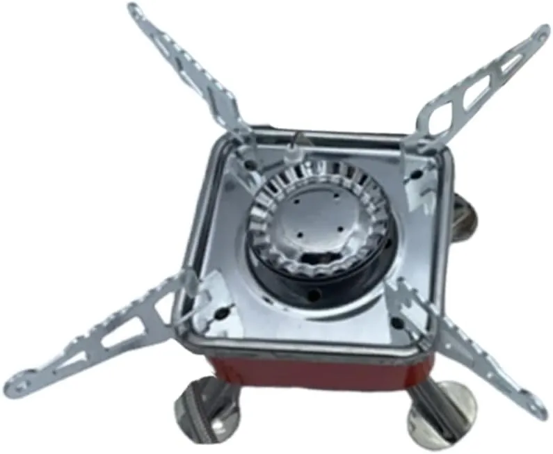 Totority Stainless Steel Outdoor Barbecue Grill Gas Cooker Camping Cooker Windproof Stove