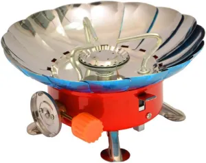 Totority Windproof Portable Camping Stove Durable Cooking Stove Burner for Outdoor Picnics and Camping Adventures for Efficient Outdoor Cooking
