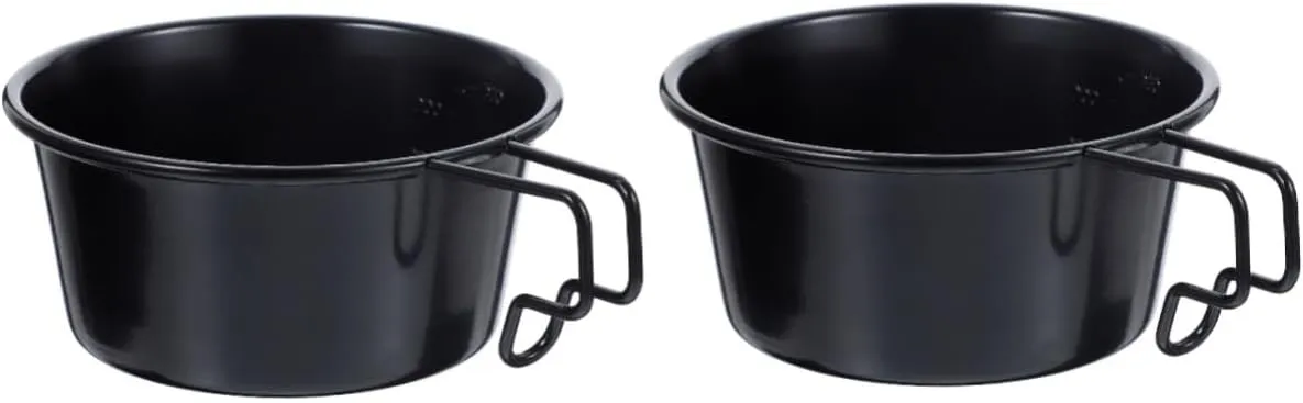 TOYANDONA 2pcs Stainless Steel Camping Bowl Lightweight Soup Salad Bowl with Handle Durable Design for Outdoor Cooking Backpacking and Picnics Easy to Carry