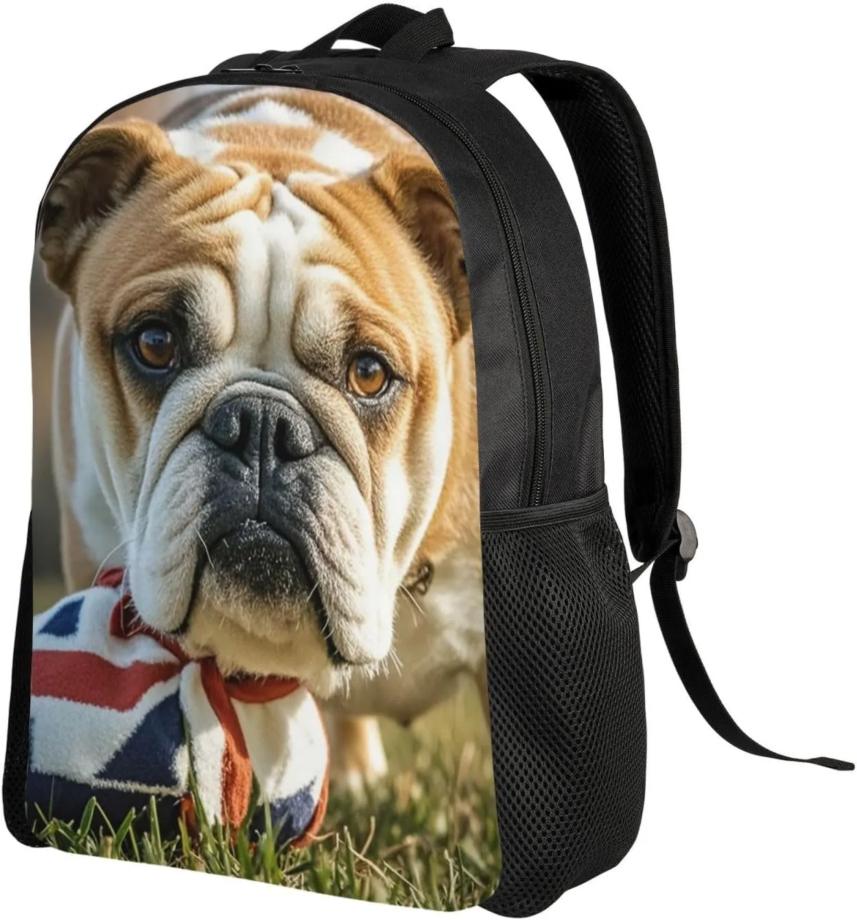 Travel Backpack for Women Men Lightweight 17 inch Laptop Bag English Bulldogs Backpack Casual Daypack