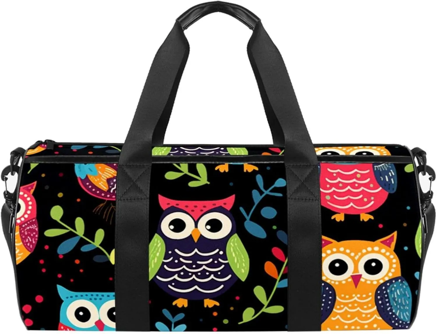 Travel Bag,Mens Gym Bag,Womens Gym Bag,Cartoon Cute Owl,Sports Bag