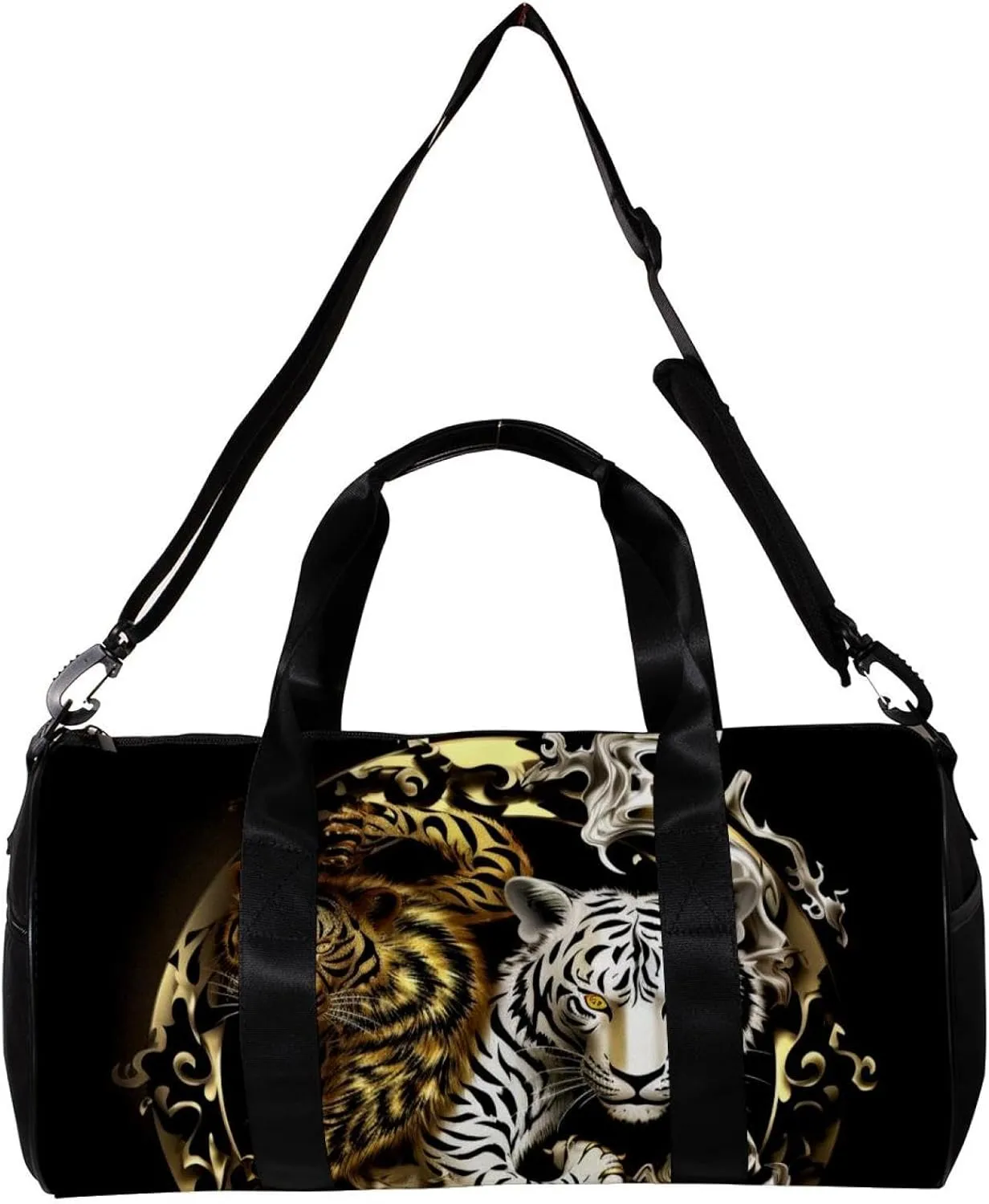 Travel Bag,Mens Gym Bag,Womens Gym Bag,Dragon Tiger Tai Chi Gossip,Sports Bag