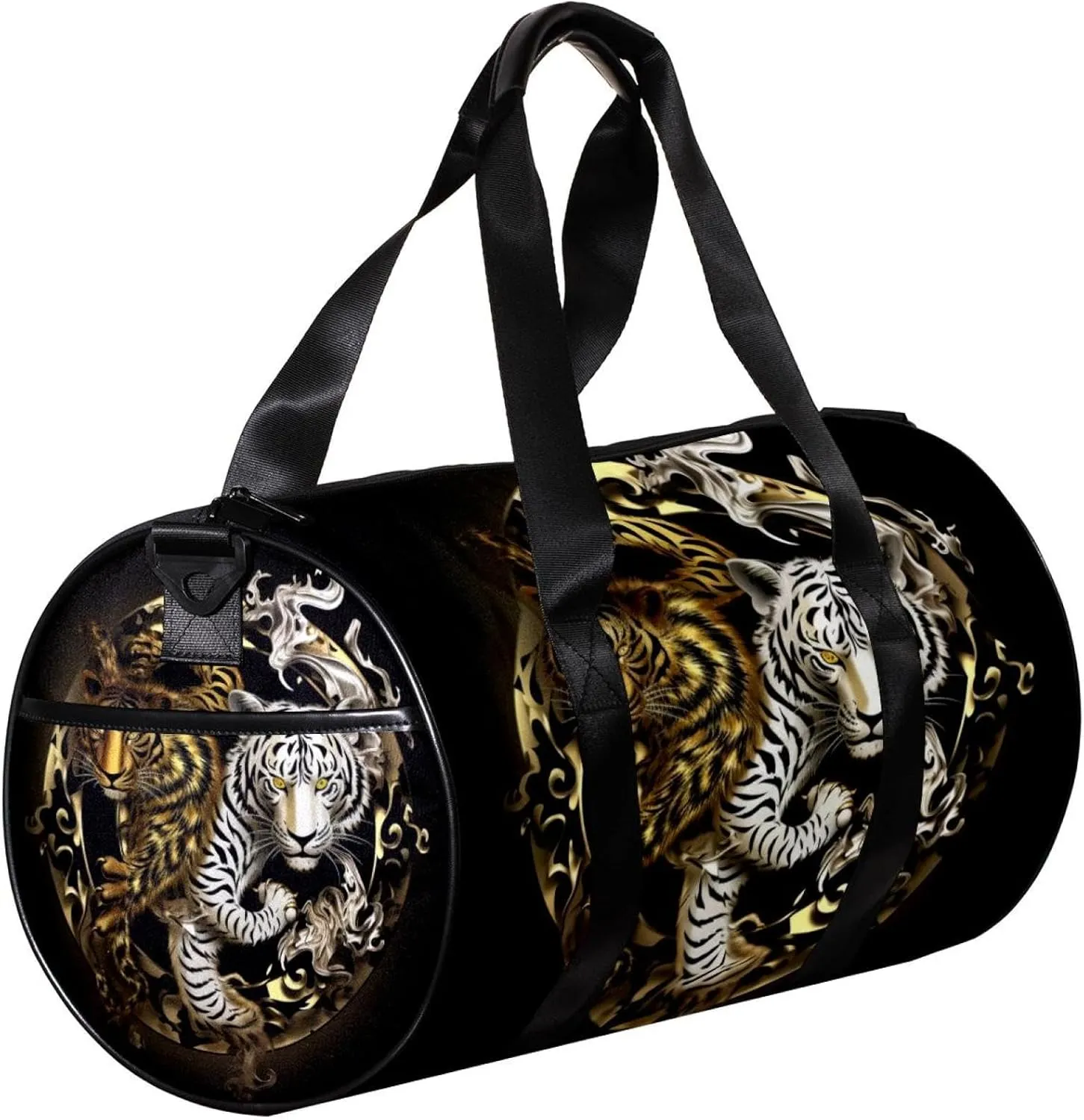 Travel Bag,Mens Gym Bag,Womens Gym Bag,Dragon Tiger Tai Chi Gossip,Sports Bag