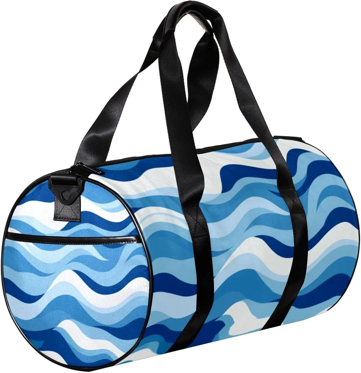 Travel Bag,Mens Gym Bag,Womens Gym Bag,Sea Blue Green Wave,Sports Bag
