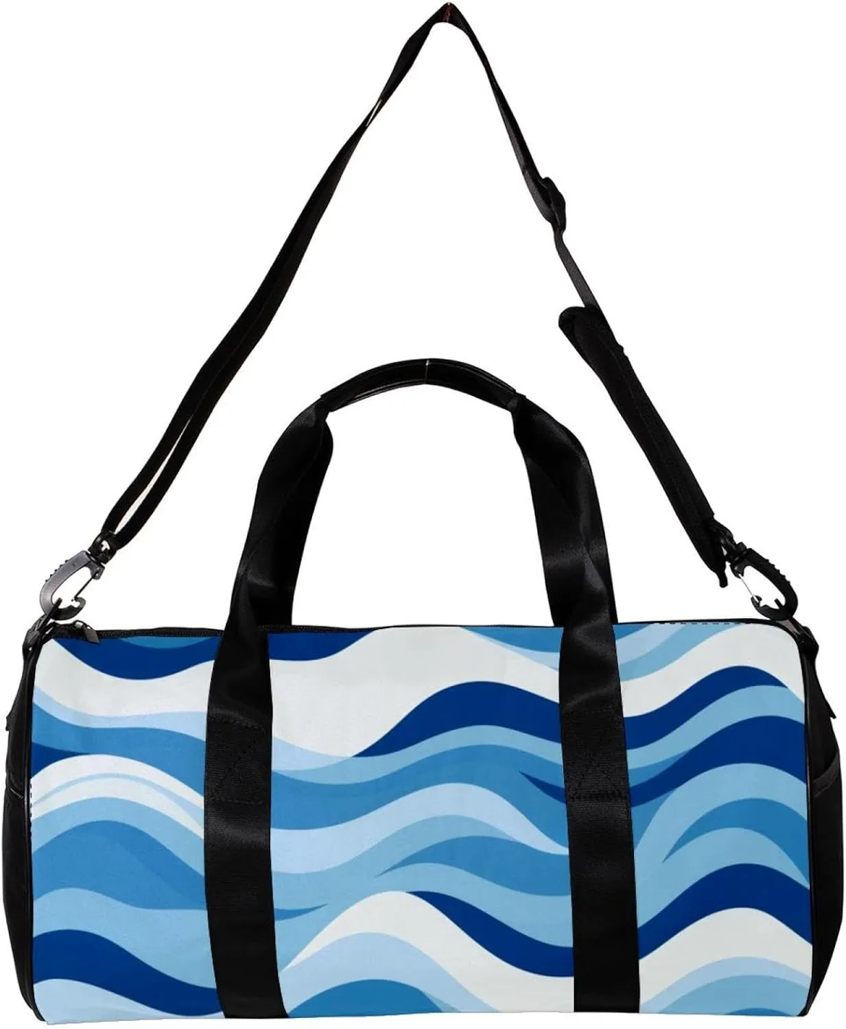 Travel Bag,Mens Gym Bag,Womens Gym Bag,Sea Blue Green Wave,Sports Bag