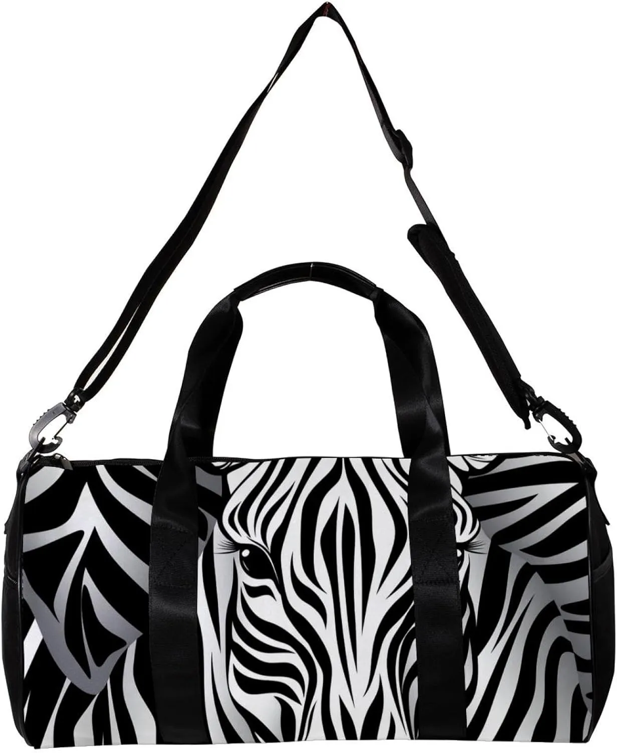 Travel Bag,Mens Gym Bag,Womens Gym Bag,Zebra Stripe,Sports Bag