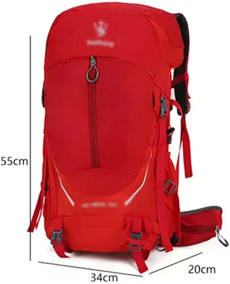 Travel Sports Backpack Camping Bag Multi Pocket Outdoor Bag 40L Hiking Backpack(E)