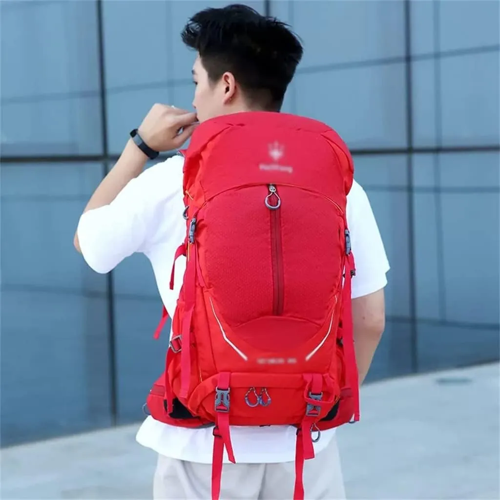 Travel Sports Backpack Camping Bag Multi Pocket Outdoor Bag 40L Hiking Backpack(E)