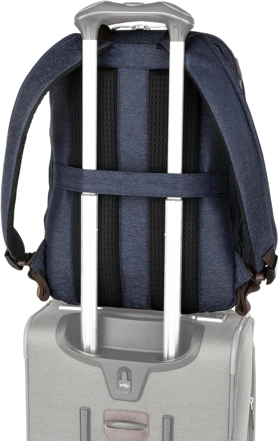Travelpro Platinum Elite Business Laptop Travel Backpack, Fits up to 16 Inch Laptop, Water Resistant, Men and Women, True Navy Blue