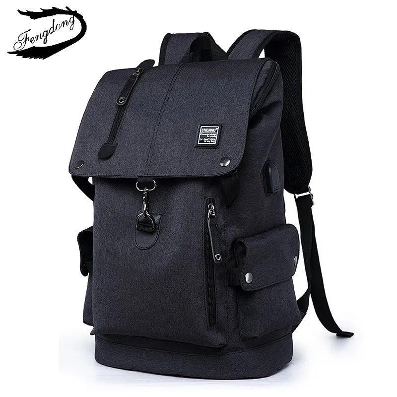 Trendy Travel Backpack Laptop Bag - Fashionable & Functional - Available in Black & Gray