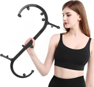 Trigger Point S Shaped Massager Tool Massage Hook Self Massage Cane for Back Neck & Shoulder Therapy Pain Relief for The Whole Body Detachable Design