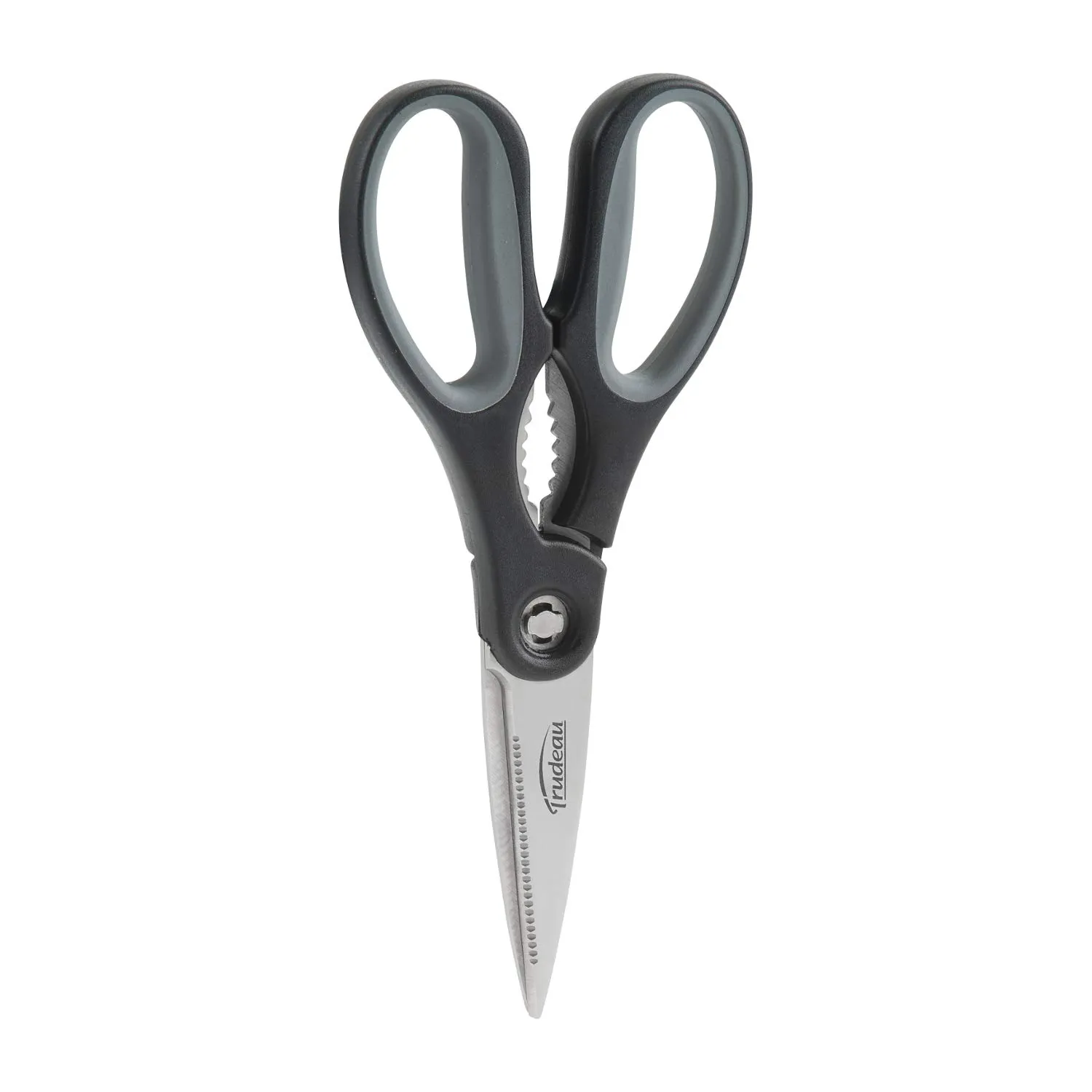 Trudeau Stainless Steel Detachable Kitchen Shears, Black