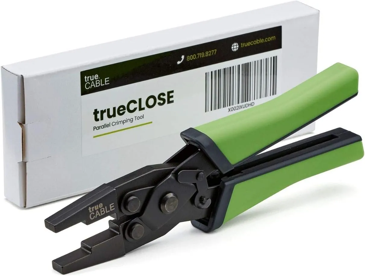 trueCABLE Parallel Crimping Pliers, Toolless Keystone Jack and Field Termination Plug Closure Tool, trueCLOSE